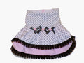 The Genevieve, Black and white polka dot dog dress