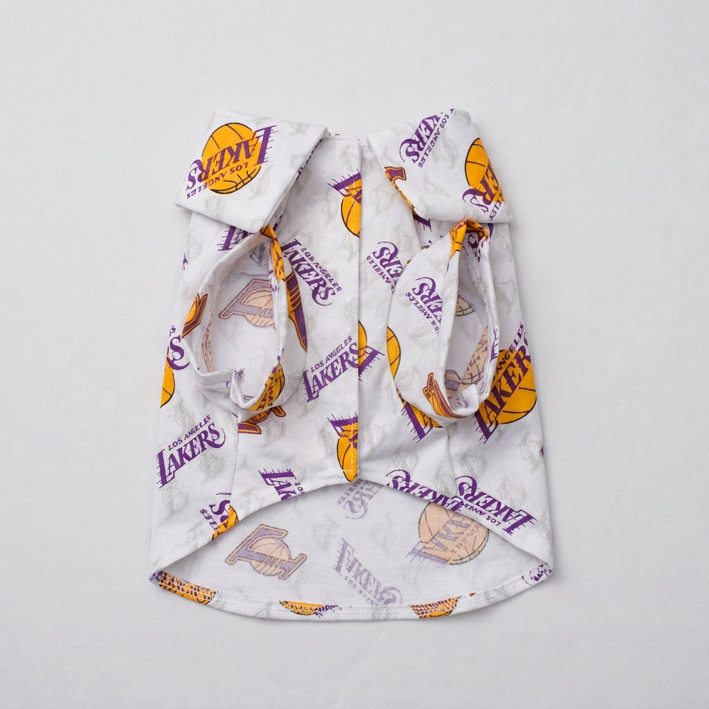 Lakers Team Collar Dog Shirt