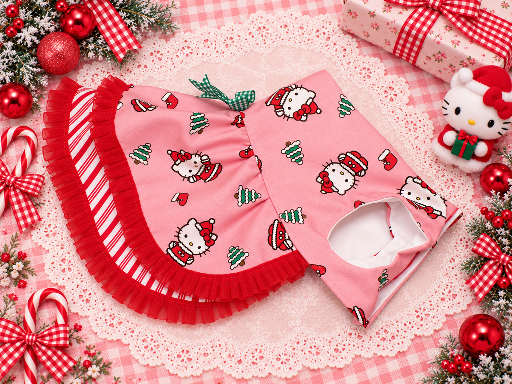 Kawaii Hello Kitty Christmas Dress