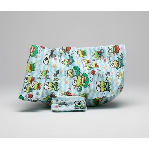 keroppi frog pattern dog shirt on a white background