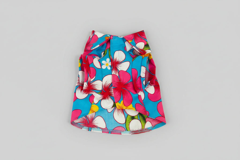dog shirt on a white surface 
