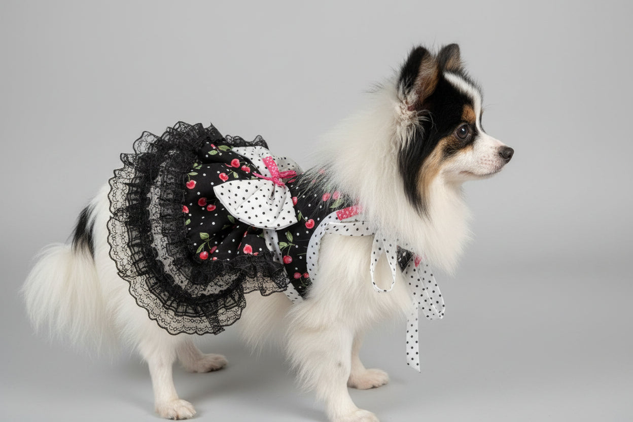 dog in a dress