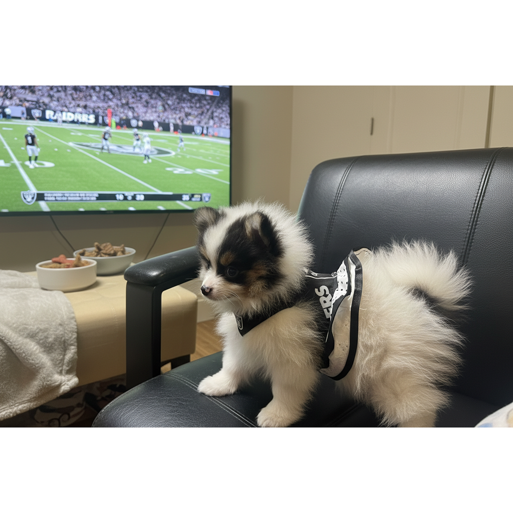 Raider Harness Ruffles with Leash