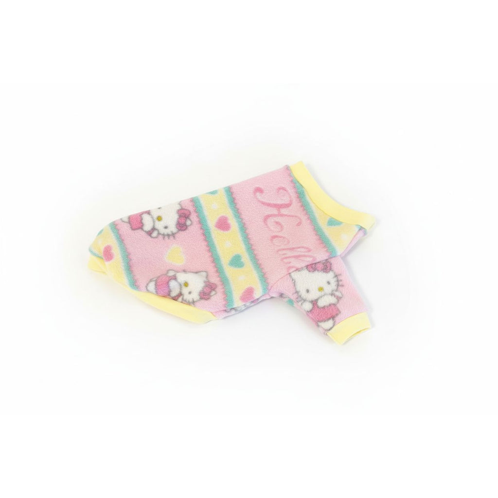 Pastel Hello Kitty fleece dog sweater