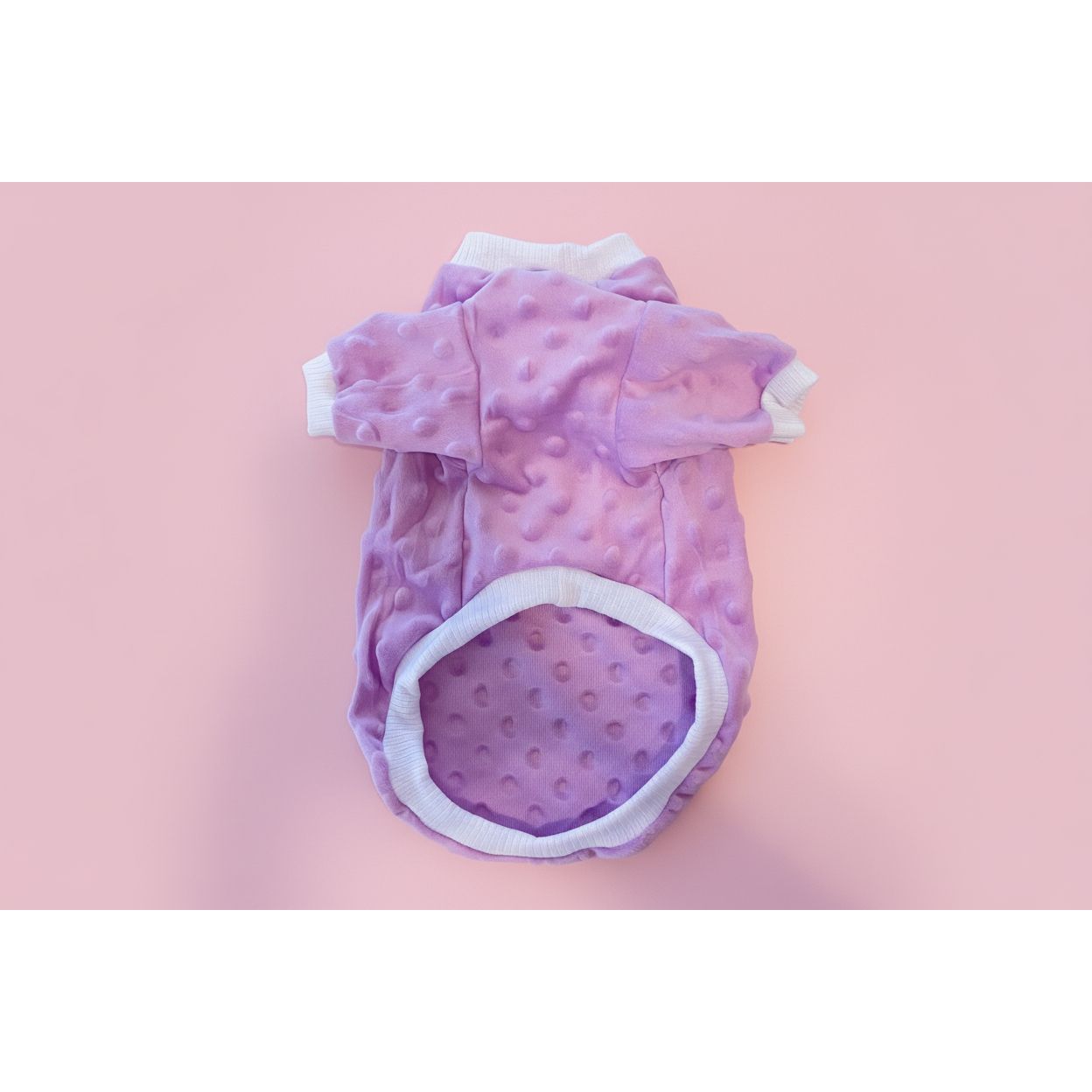 small lavender dog sweater