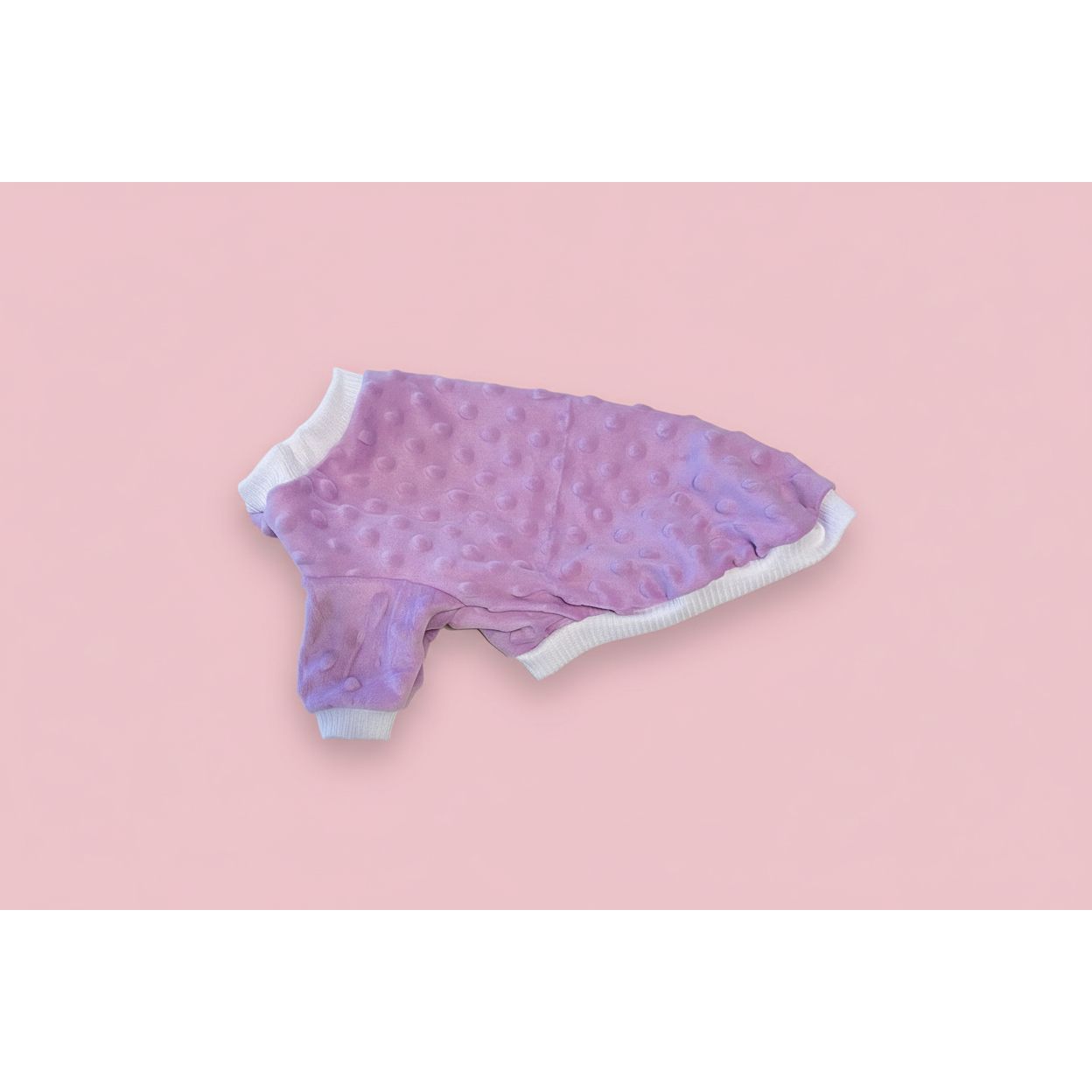 Small lavender dog sweater 