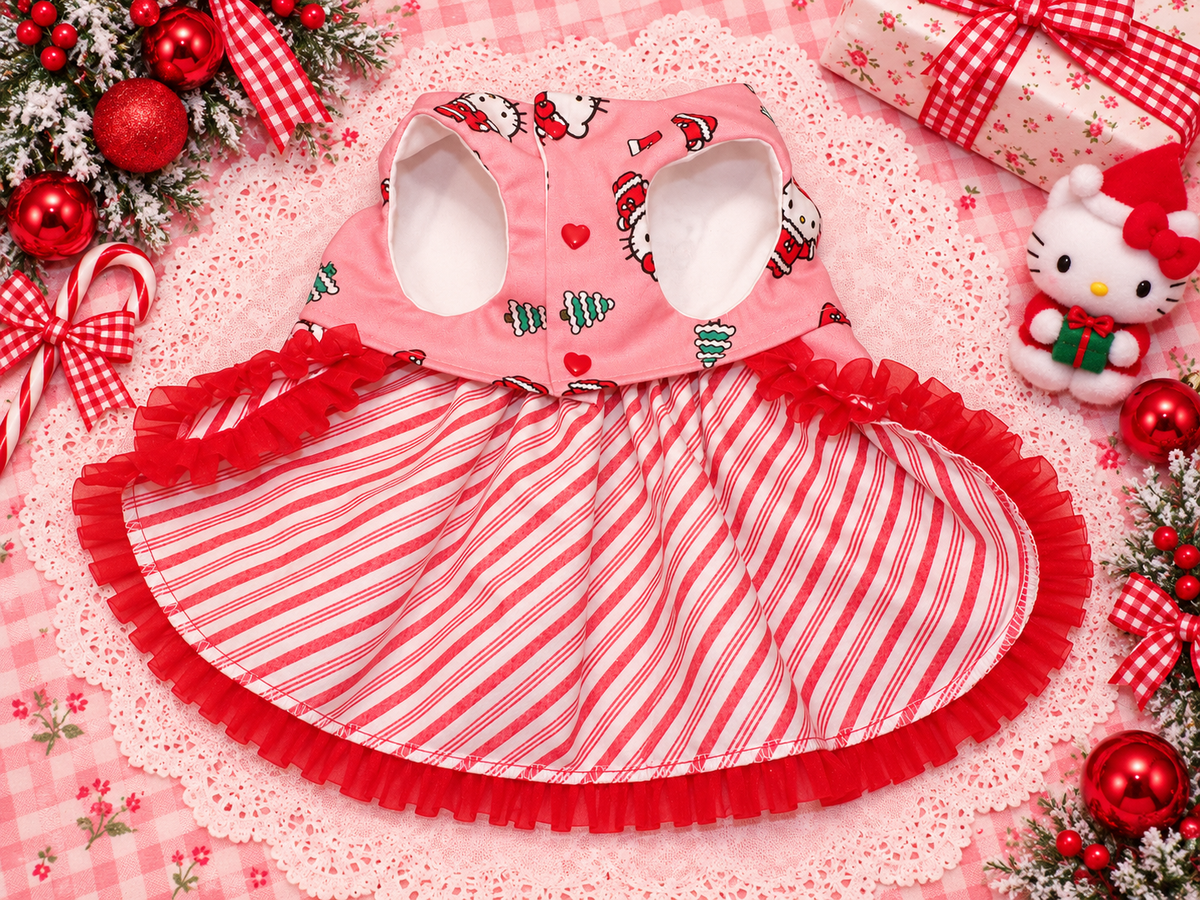Kawaii Hello Kitty Christmas Dress
