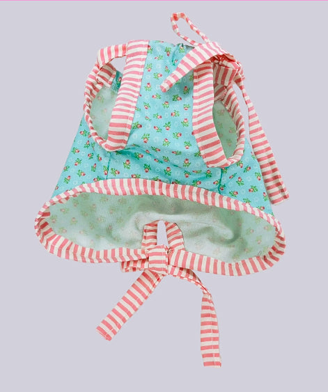 Tiny shabby flowers summer dog top