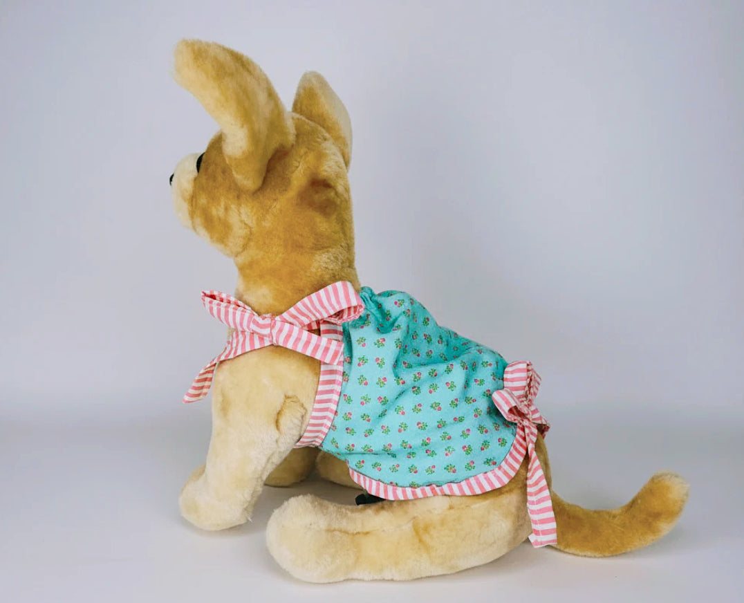 Tiny shabby flowers summer dog top