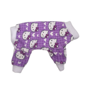 Purple Hello Kitty print dog pajamas
